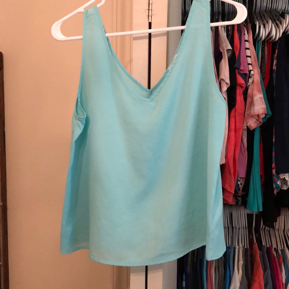 Light blue tank top